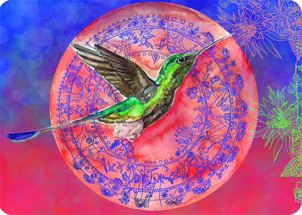 Hummingbird card